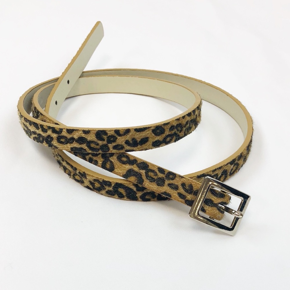 Animal print belt